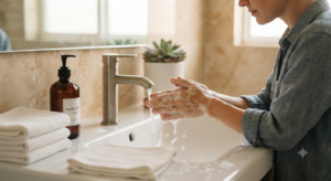 Hygiene practices to prevent the spread of eye flu